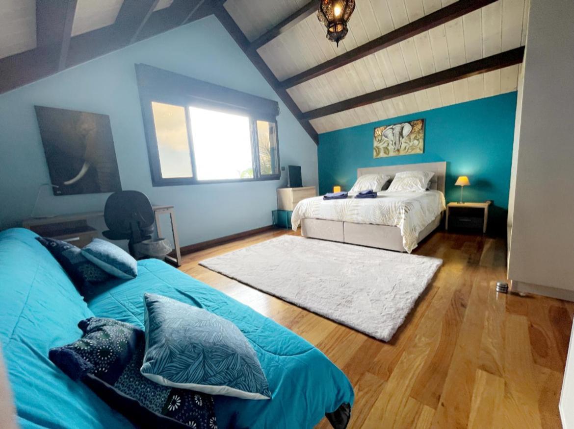 Chambre "Bleu Ocean" Villa Hermes Saint-Pierre Kültér fotó