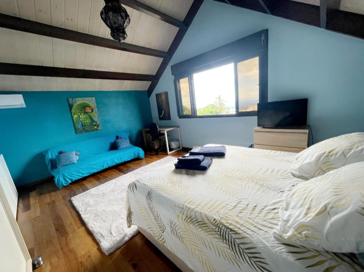 Chambre "Bleu Ocean" Villa Hermes Saint-Pierre Kültér fotó